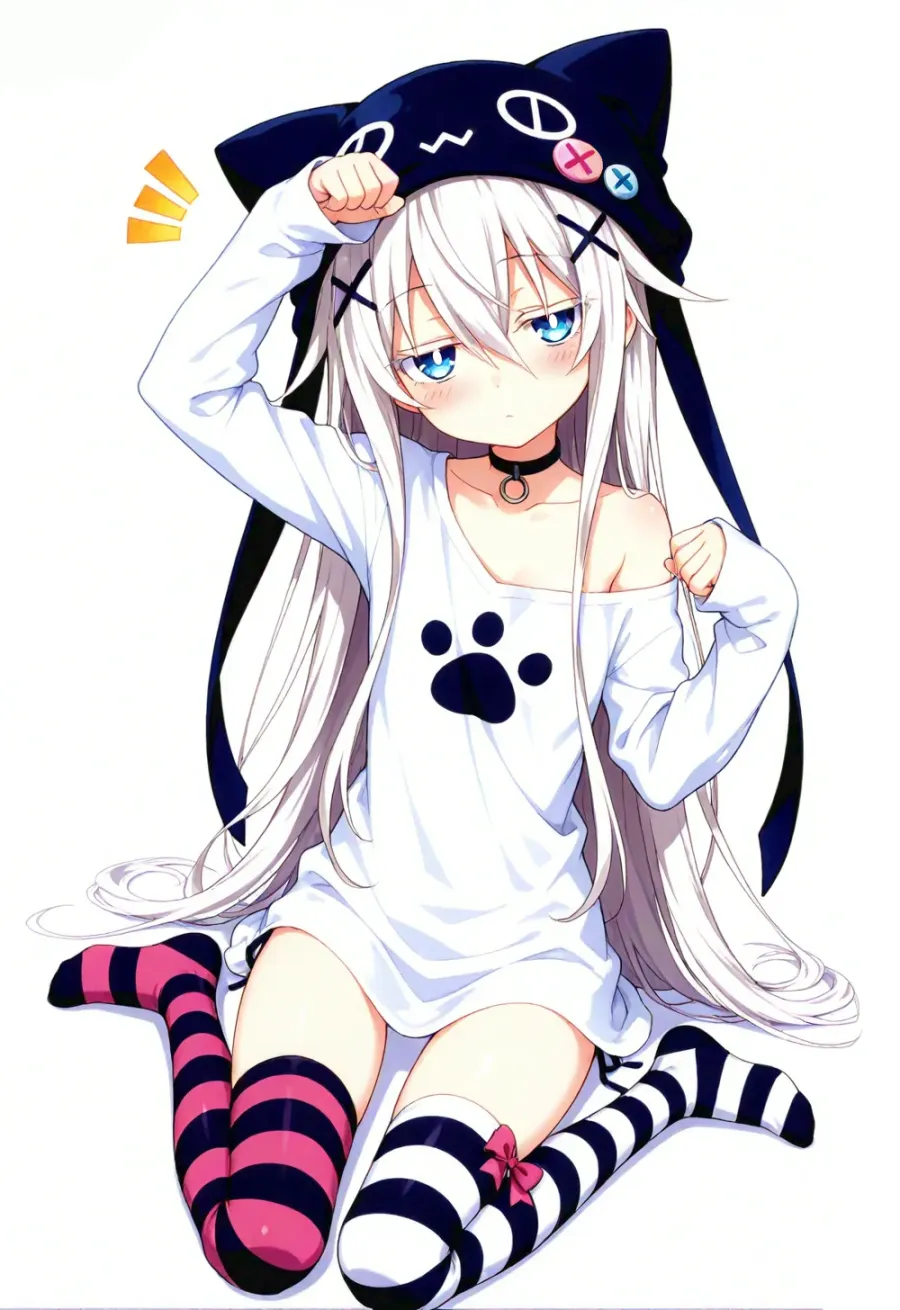座りネコ (1)
