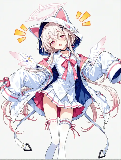 白ニーソ天使さん