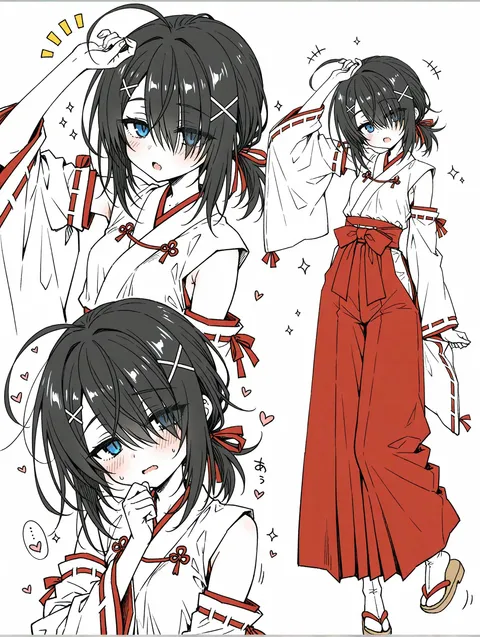 可愛い巫女さま