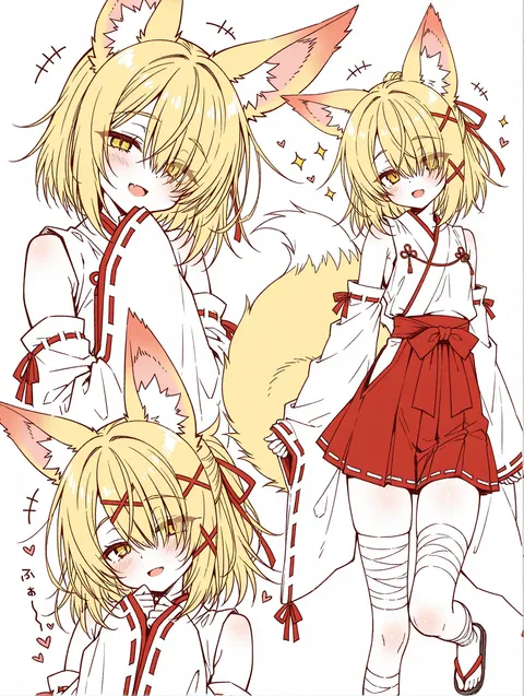 きつね巫女さま