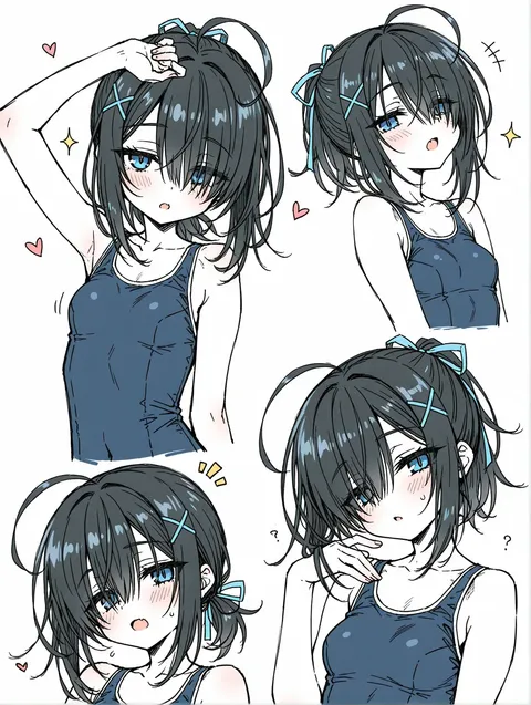 水着巫女さん
