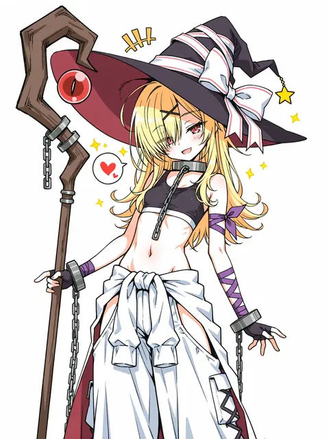 鎖の魔女っ娘