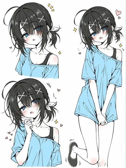 ぶかぶかTシャツちゃん
