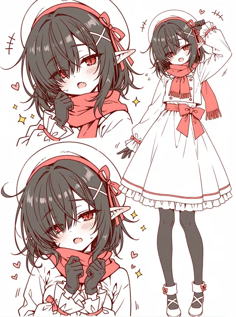 冬服エルフちゃん