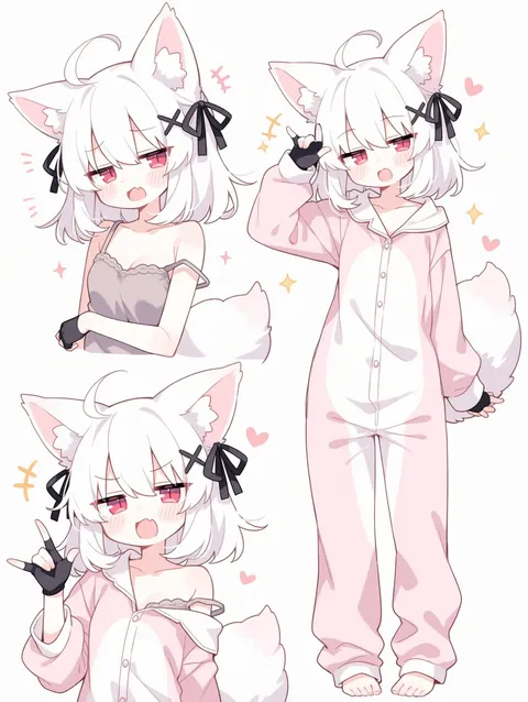 着ぐるみ狐娘