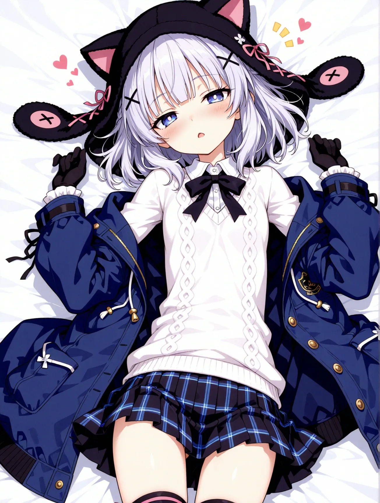 白セーターガール