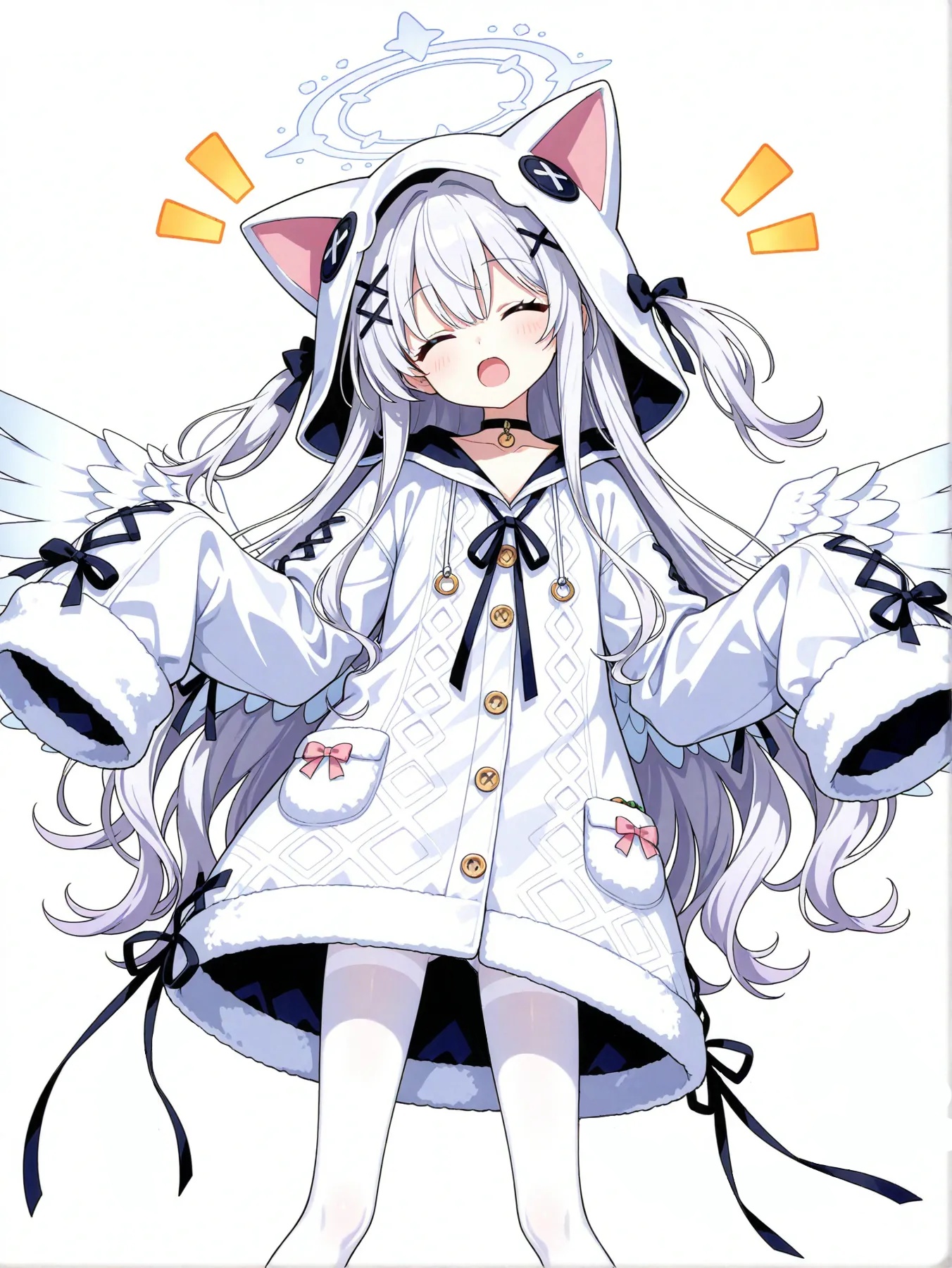 ごきげん白ネコミミ