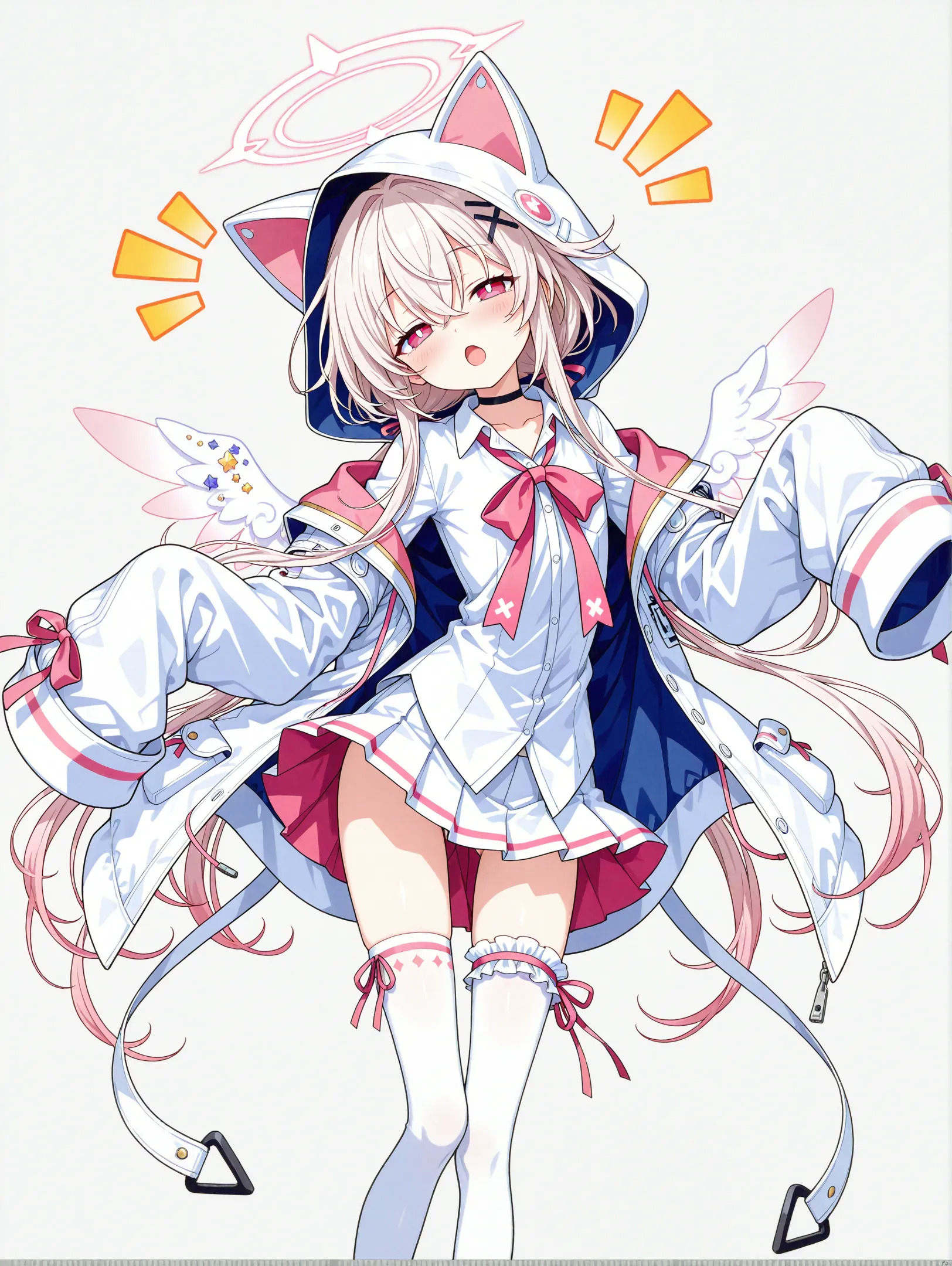 白ニーソ天使さん