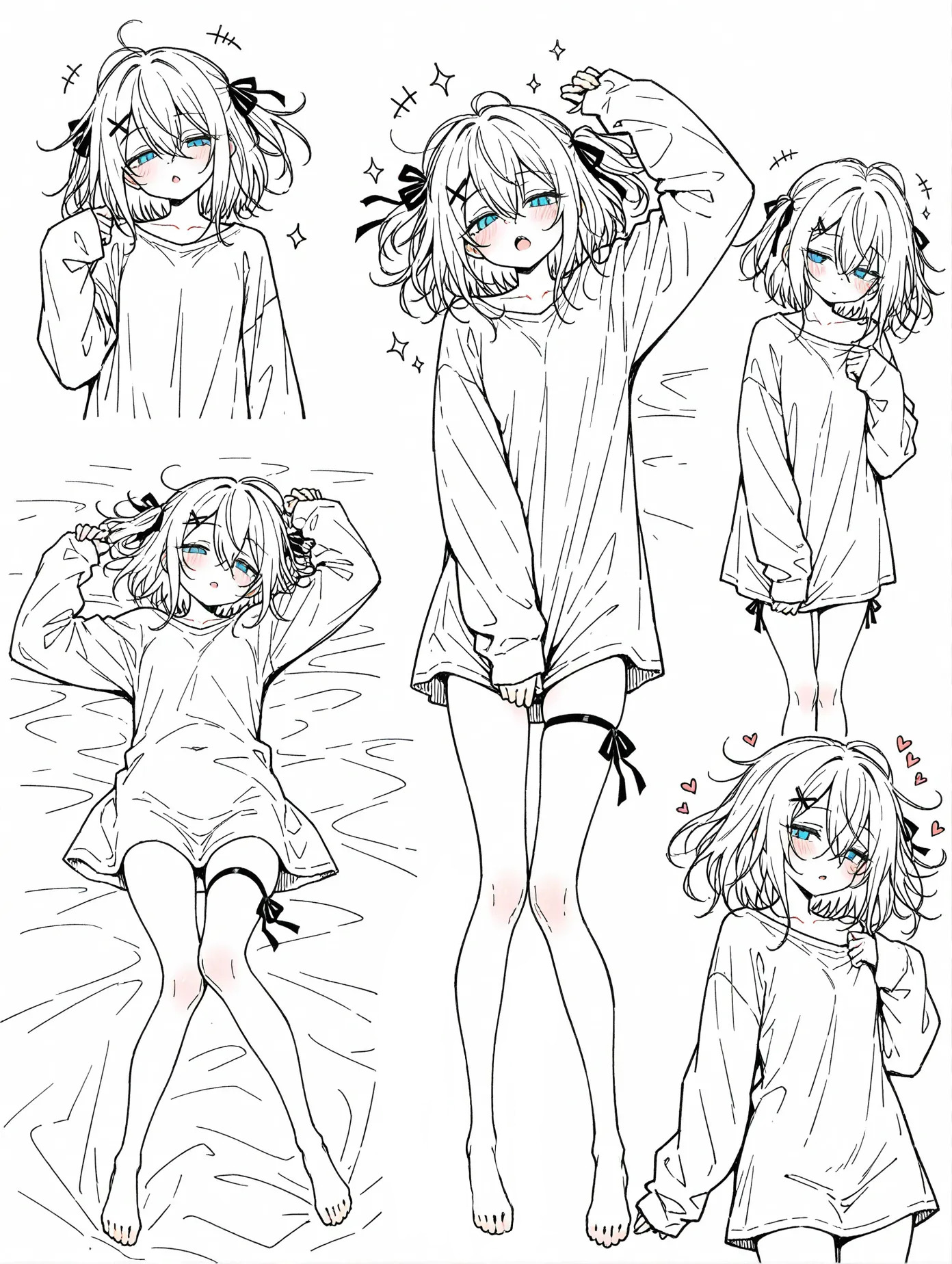 寝そべりガール