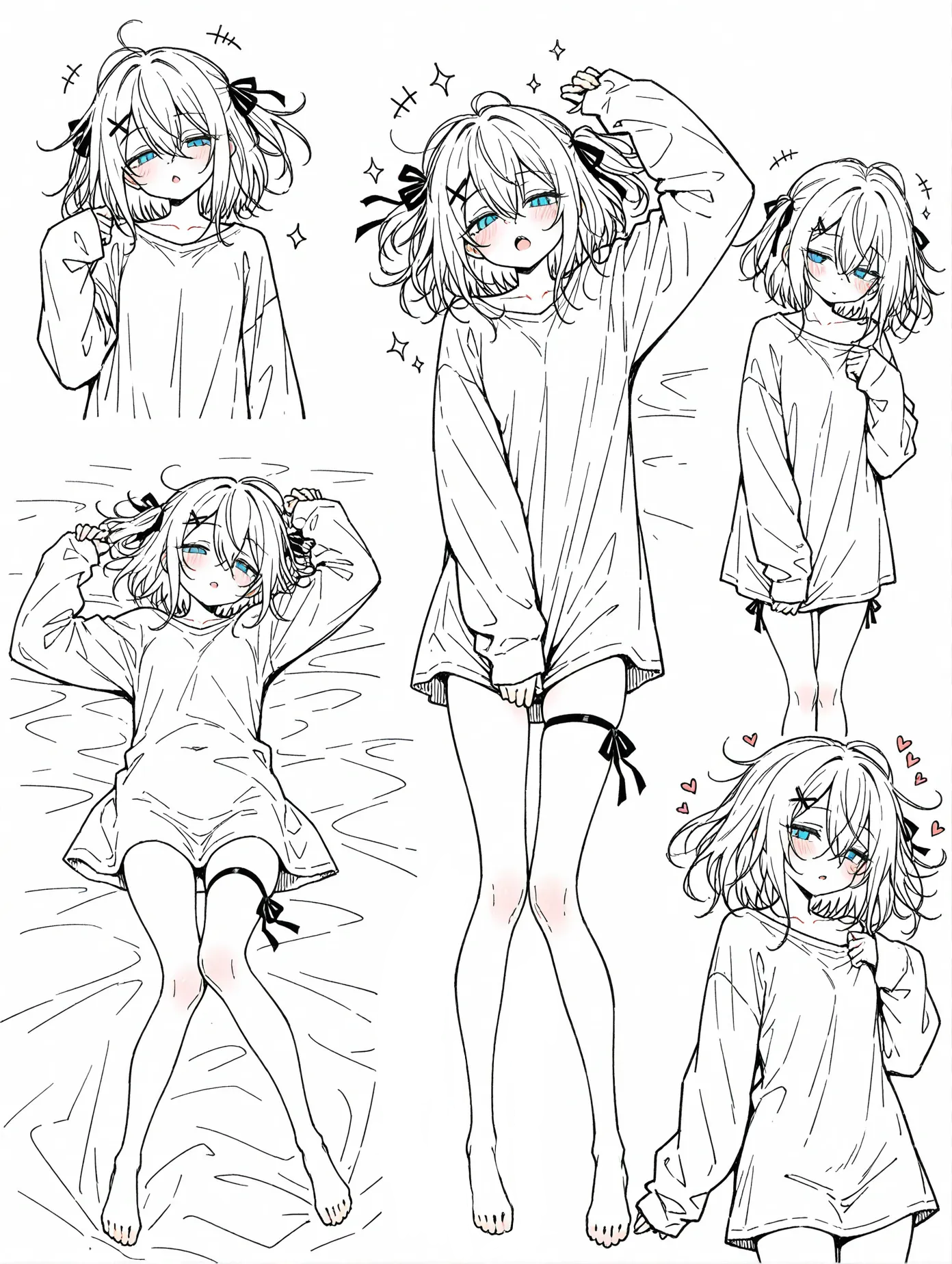 寝そべりガール