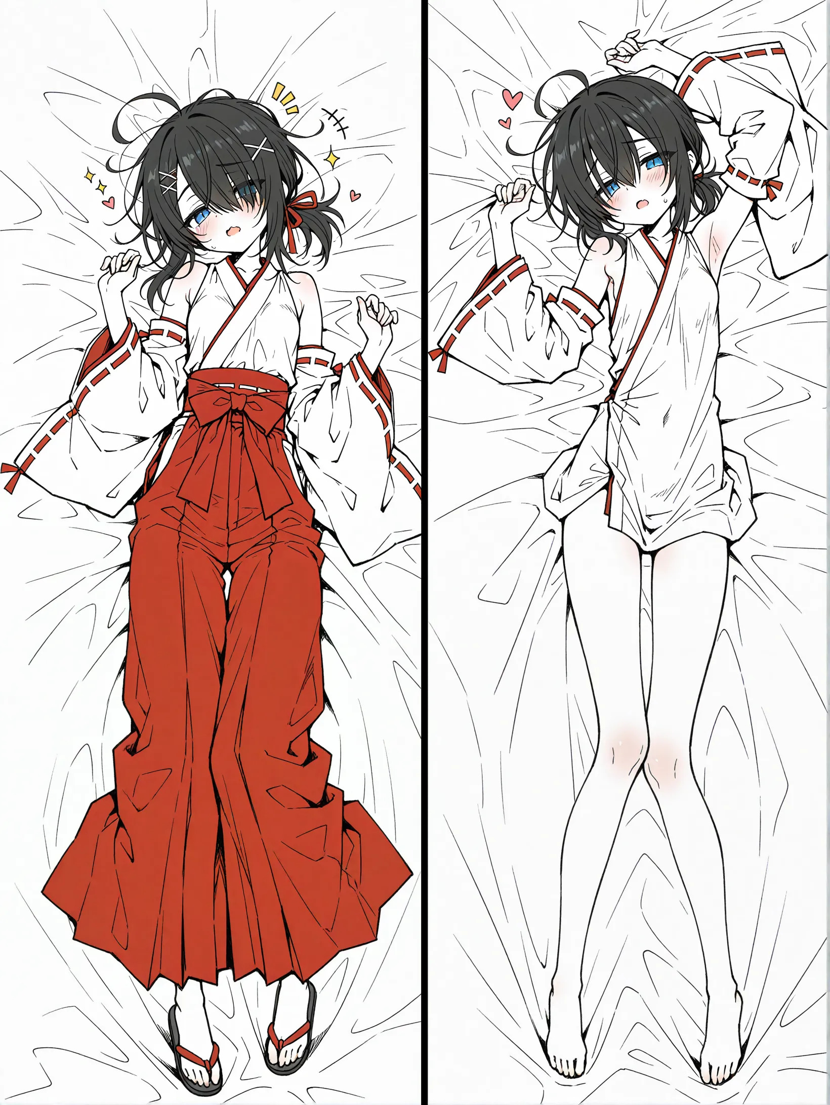 巫女さま抱き枕カバー