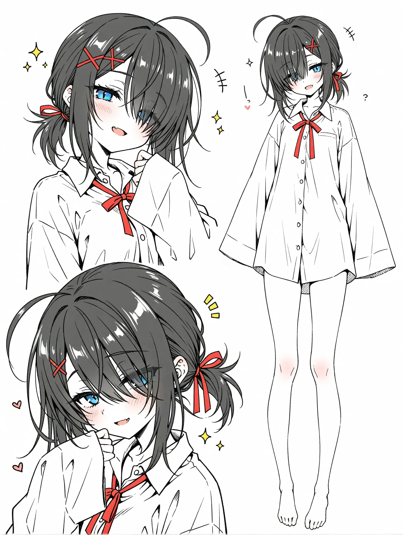 彼シャツ巫女さん