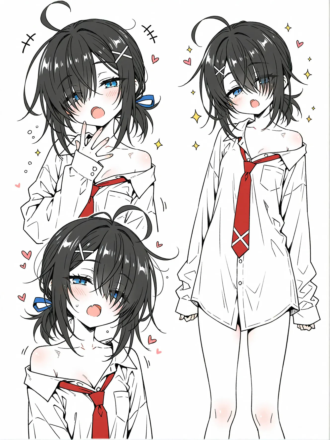 シャツネクタイガール