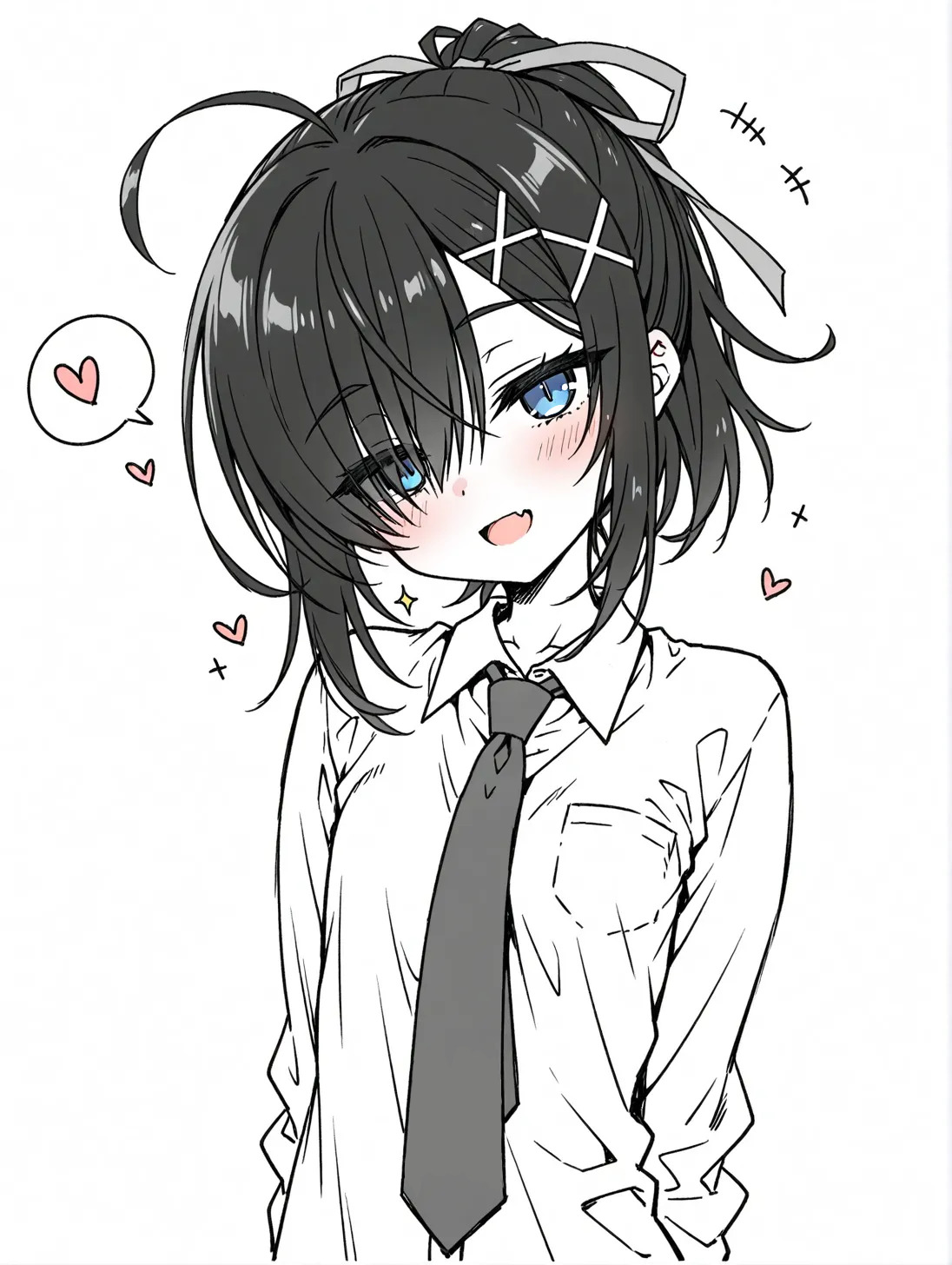 シンプルネクタイガール