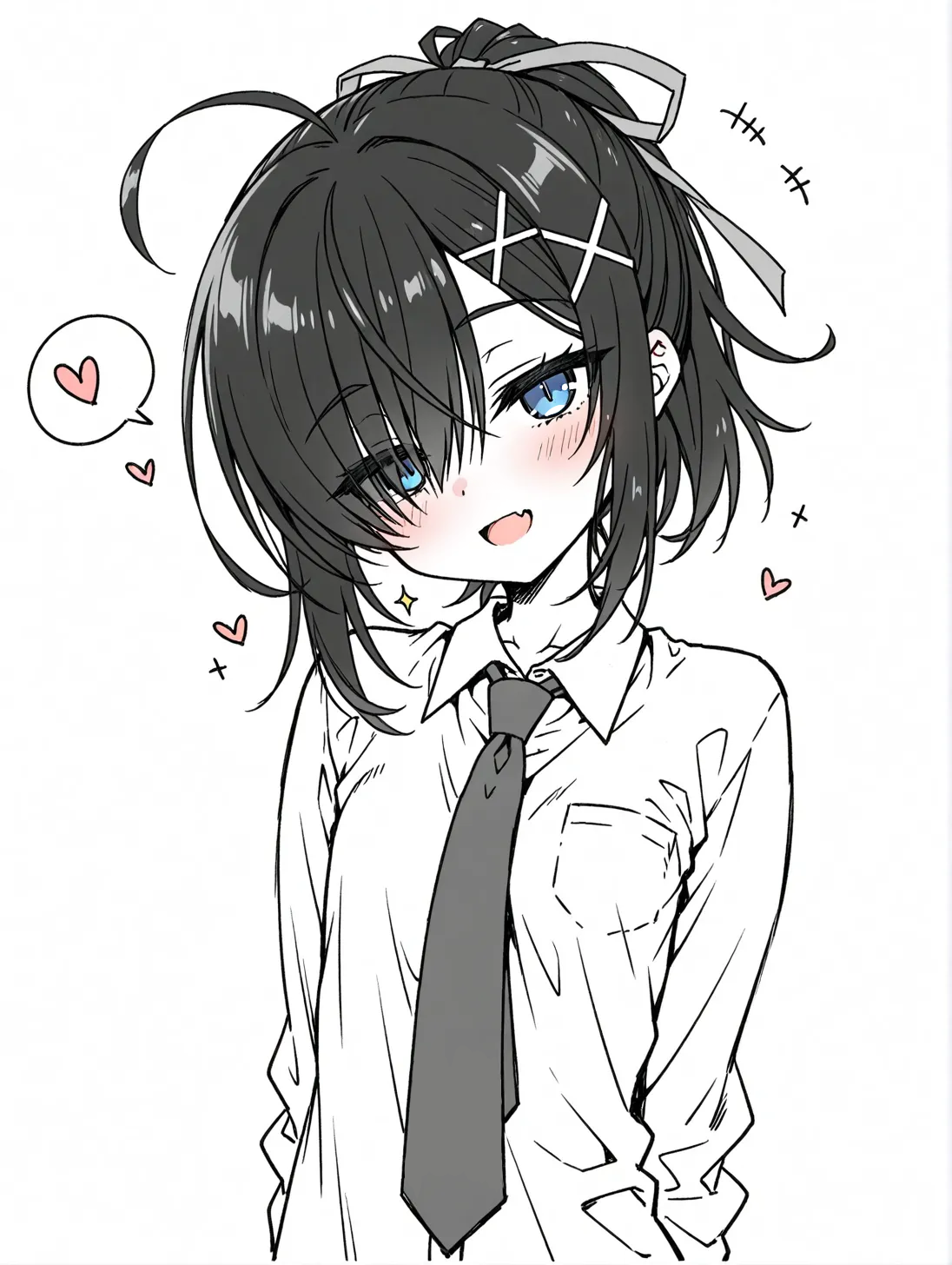 シンプルネクタイガール