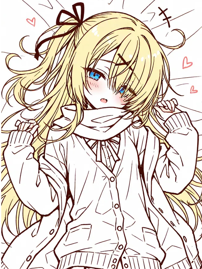 金髪ガール